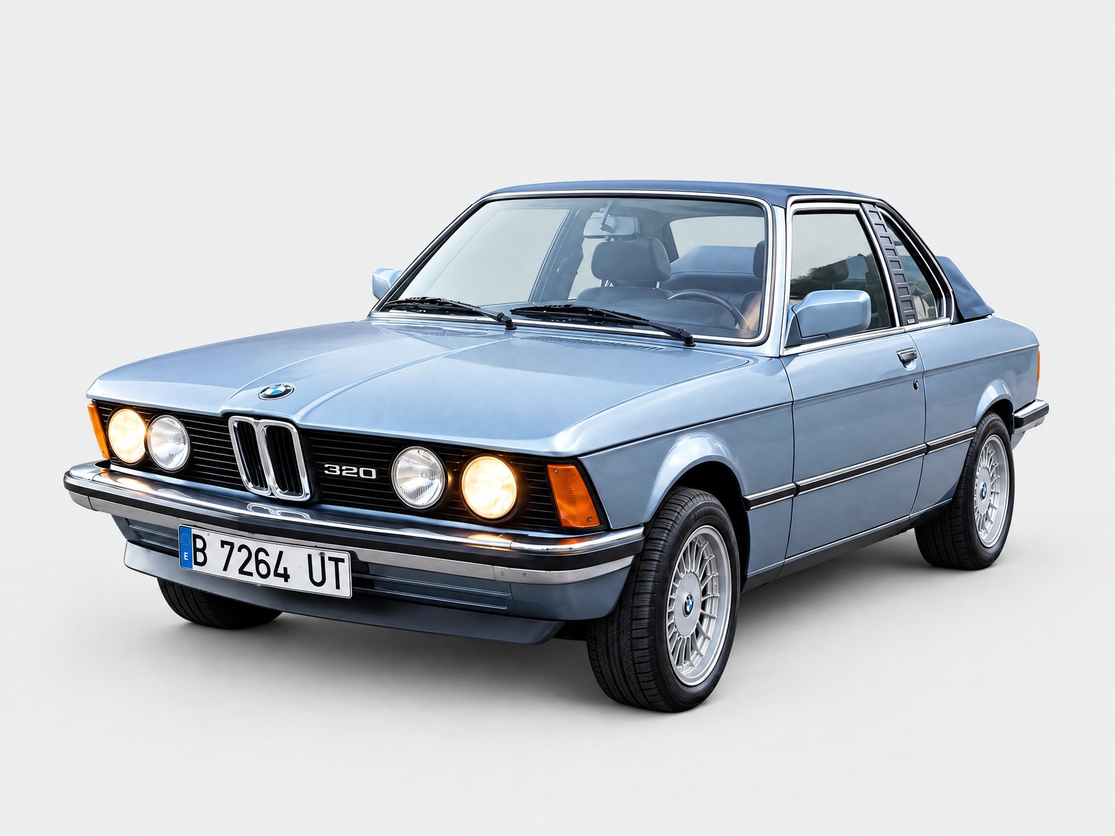 BMW E21 Baur TopCabriolet — Front three-quarter